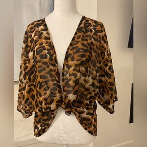 Animal Print  Sexy & Stylish  Semi sheer Kimono